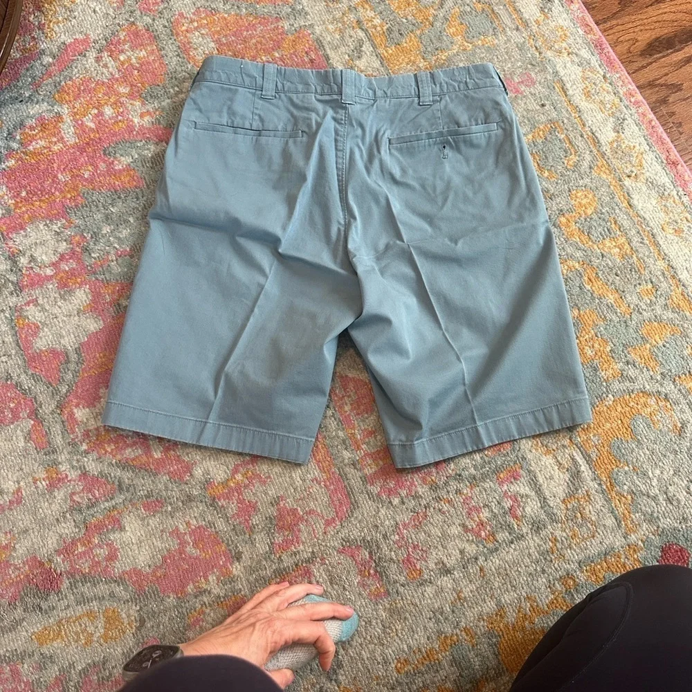 J. Crew Light Blue Flat Front Shorts 10.5” inseam